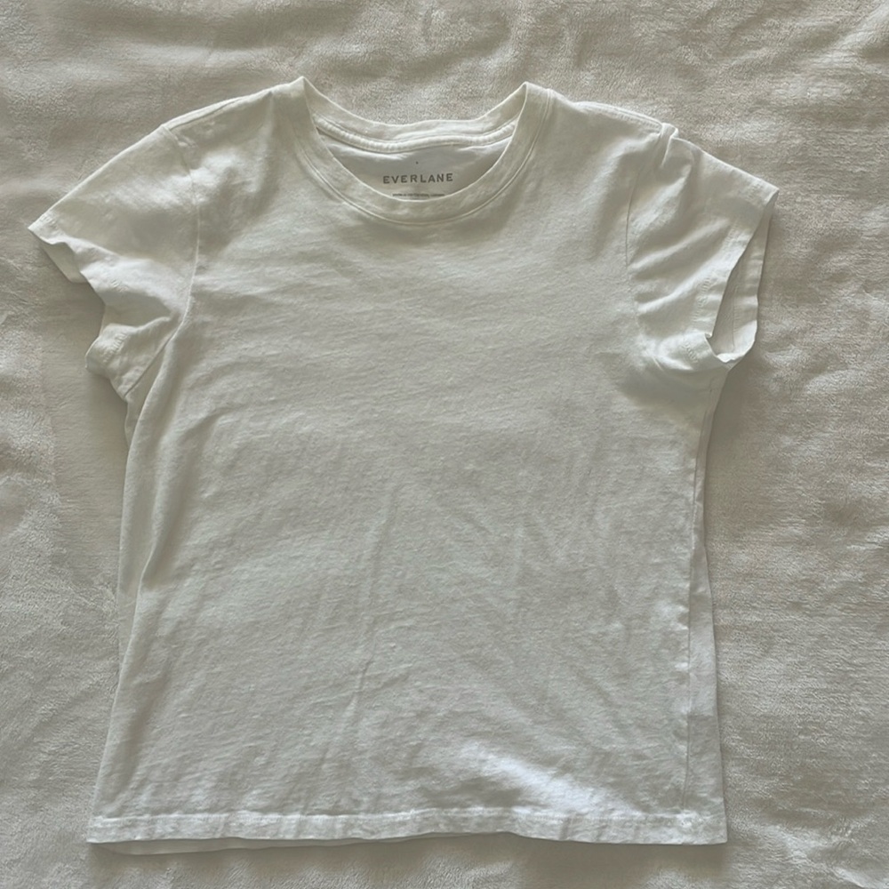 Everlane The ReCotton tee white S short sleeve